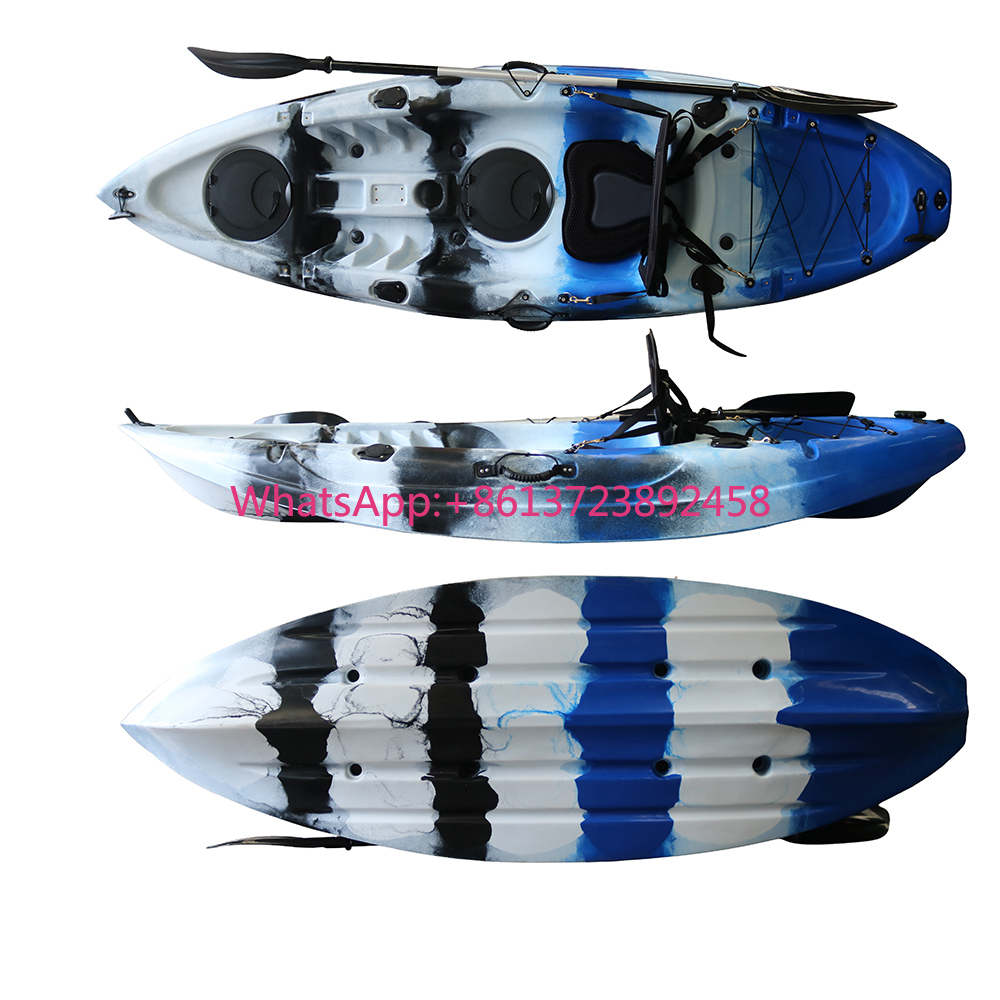 Fishing Kayak Pedal Drive - 2.65m Single Seat HDPE Sit-On-Top Outdoor