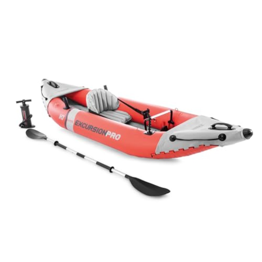 Fishing Kayak Inflatable - Excursion Pro K1 Inflatable Kayak Set