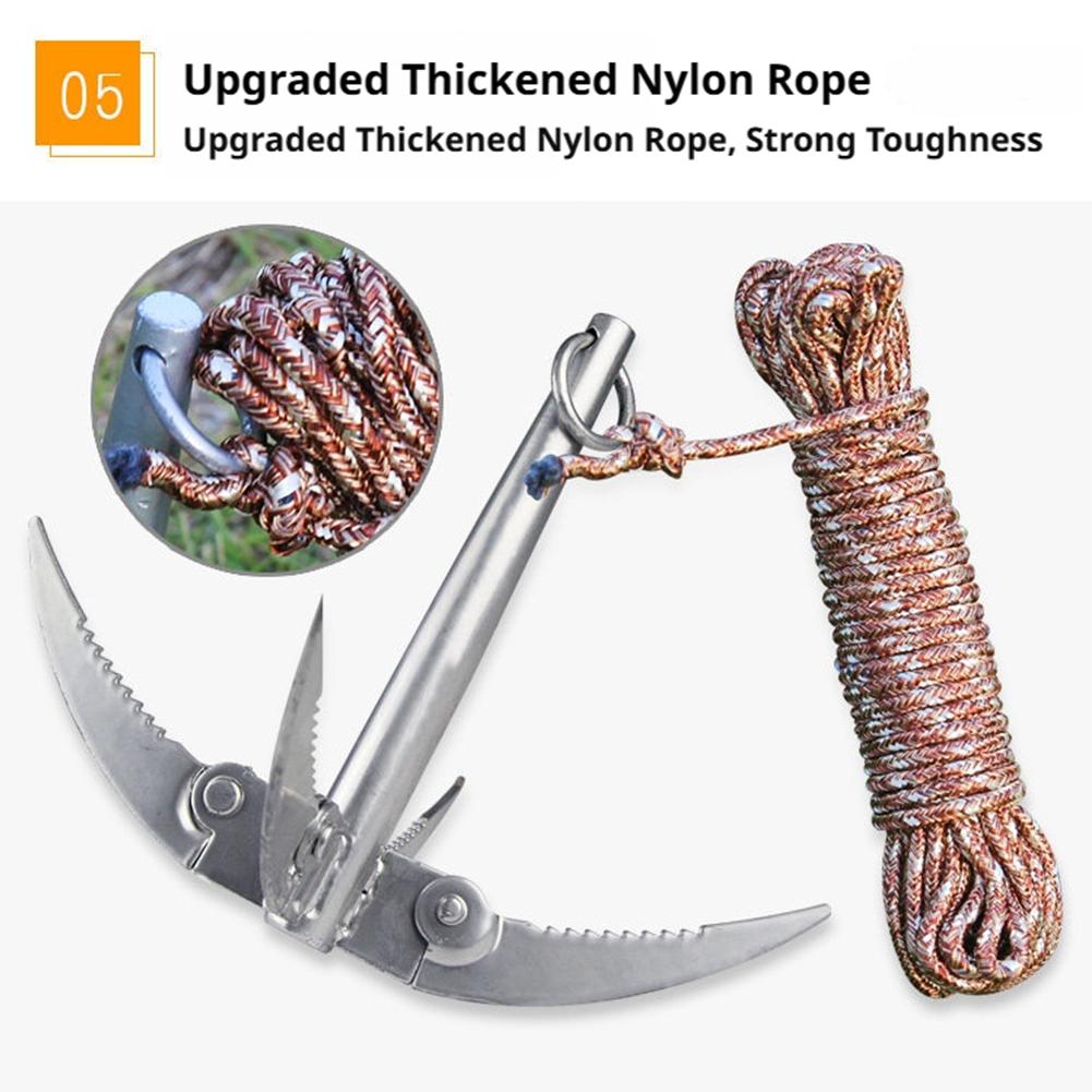 Outdoors Grappling Hook Surviv - Fishing Kayak Anchor reseña y precio