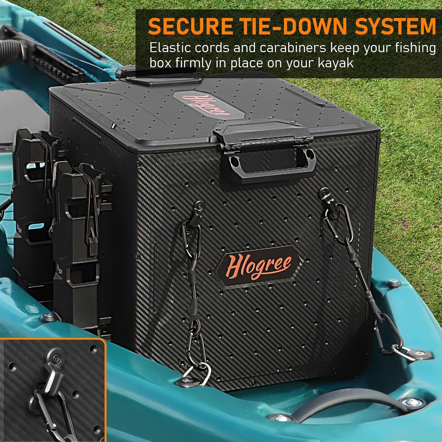 Compact Kayak Fishing Crate wi - Fishing Kayak Crate reseña y precio