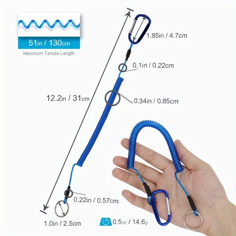 Ackibbik 6pcs Fishing Lanyard  - Fishing Kayak Paddle Leash reseña y precio