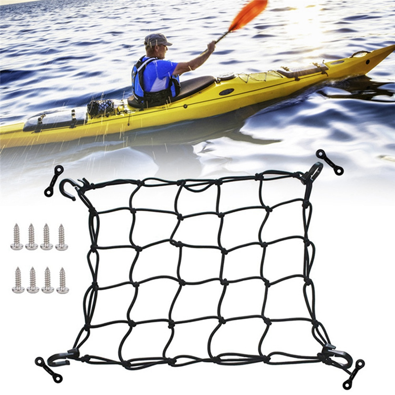 Deck Cargo Net with Lashing Ho - Fishing Kayak Crate reseña y precio