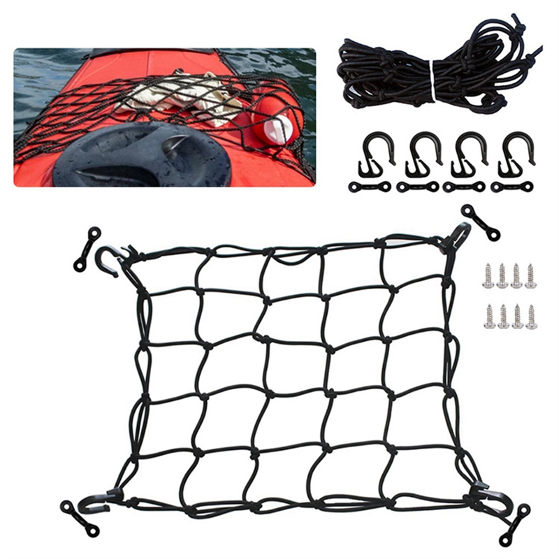 Deck Cargo Net with Lashing Ho - Fishing Kayak Crate reseña y precio