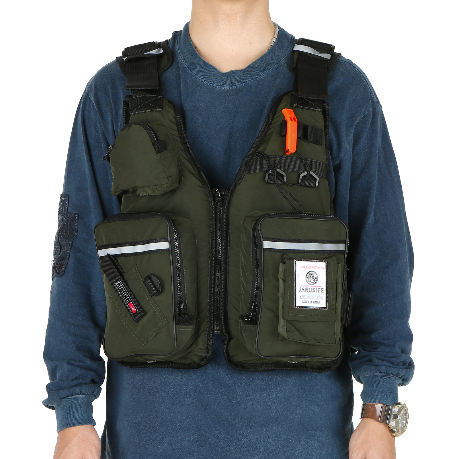 Multi-Pockets Fly Fishing Jack - Fishing Kayak Sit On Top reseña y precio