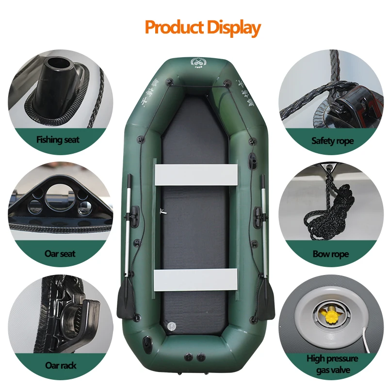 1.75~3.6m Green Fishing Kayak  - Fishing Kayak Sit On Top reseña y precio