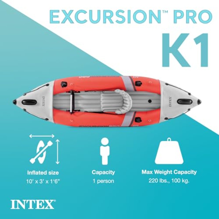 Excursion Pro K1 Inflatable Ka - Fishing Kayak Inflatable reseña y precio