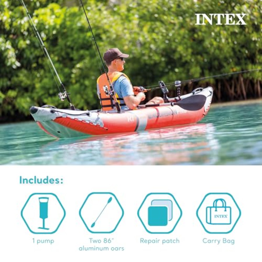 Excursion Pro K1 Inflatable Ka - Fishing Kayak Inflatable reseña y precio