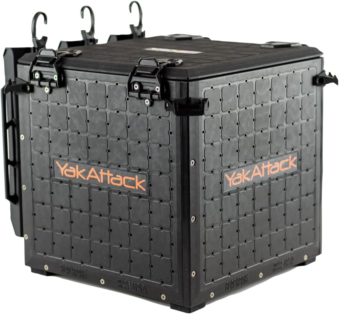Fishing Crate with 3 Rod Holde - Fishing Kayak Crate reseña y precio