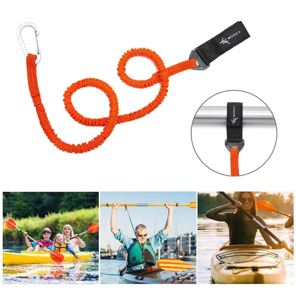 5-1PCS Elastic Kayak Canoe Pad - Fishing Kayak Paddle Leash reseña y precio