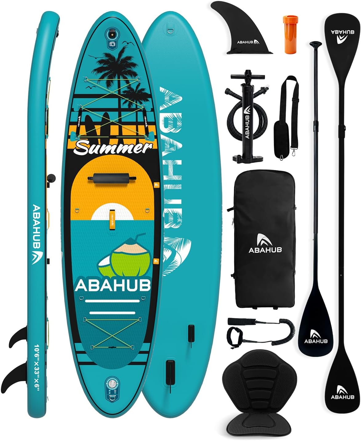 Wide 10.6ft x 31/34in Inflatab - Fishing Kayak Paddle reseña y precio