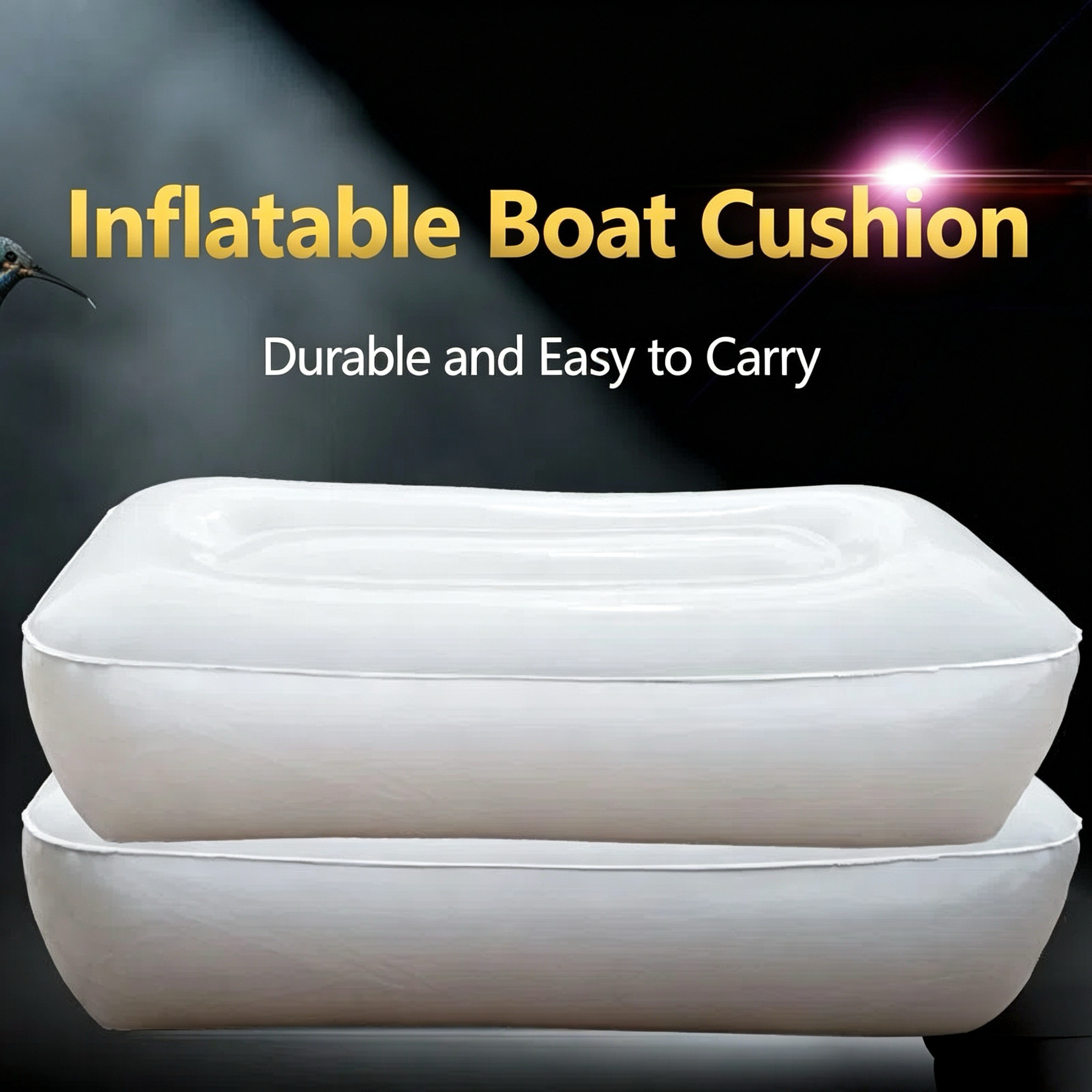 Thickened PVC Inflatable Seat, - Fishing Kayak Seat reseña y precio