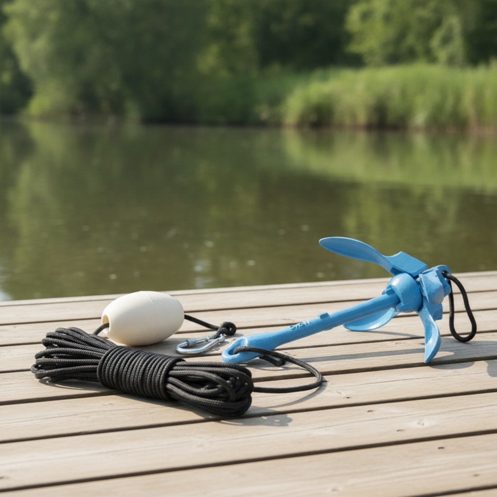Folding Anchor Kit with Buoy a - Fishing Kayak Storage Bag reseña y precio
