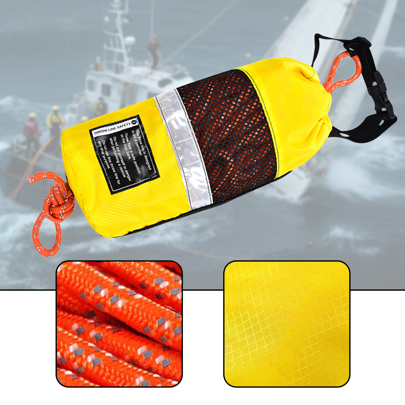 Throw Bag for Water Rescue Mar - Fishing Kayak Crate reseña y precio