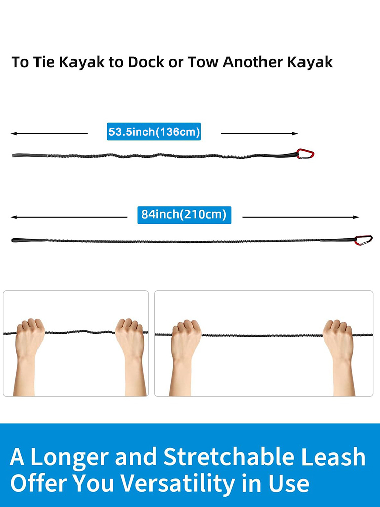 Kayak Paddle Leash Stretchable - Fishing Kayak Paddle reseña y precio