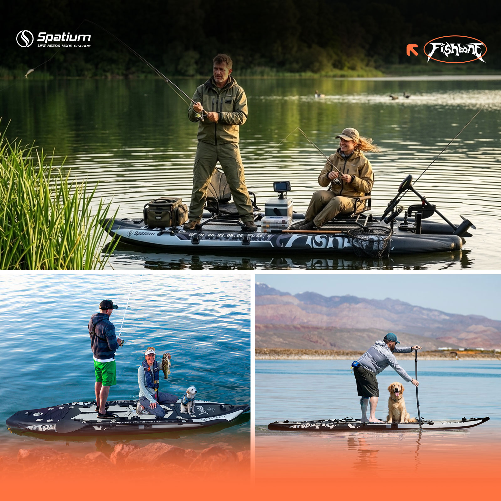 Spatium 2 Person Multi-Air Cha - Fishing Kayak Pedal Drive reseña y precio