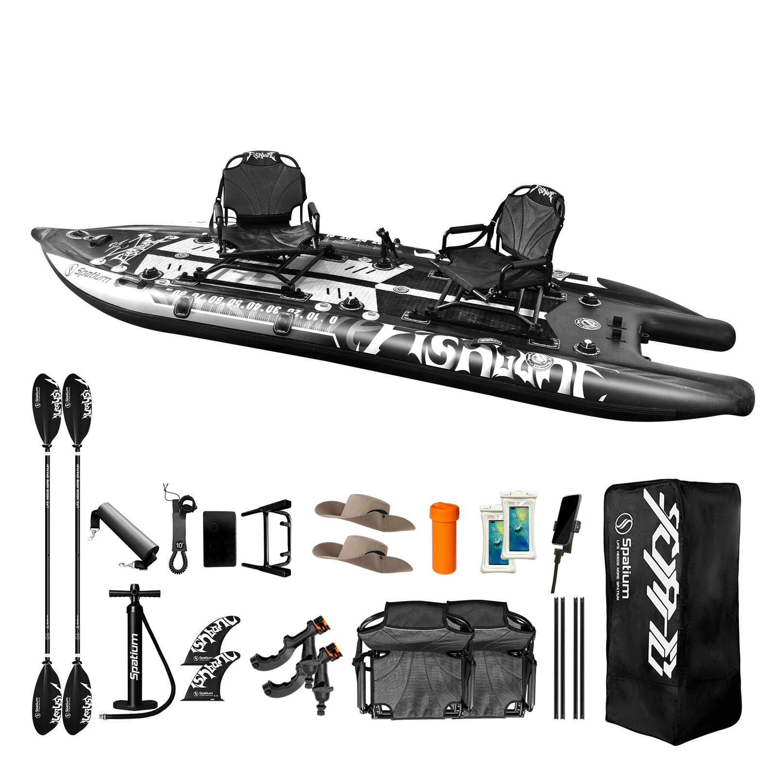 Spatium 2 Person Multi-Air Cha - Fishing Kayak Pedal Drive reseña y precio