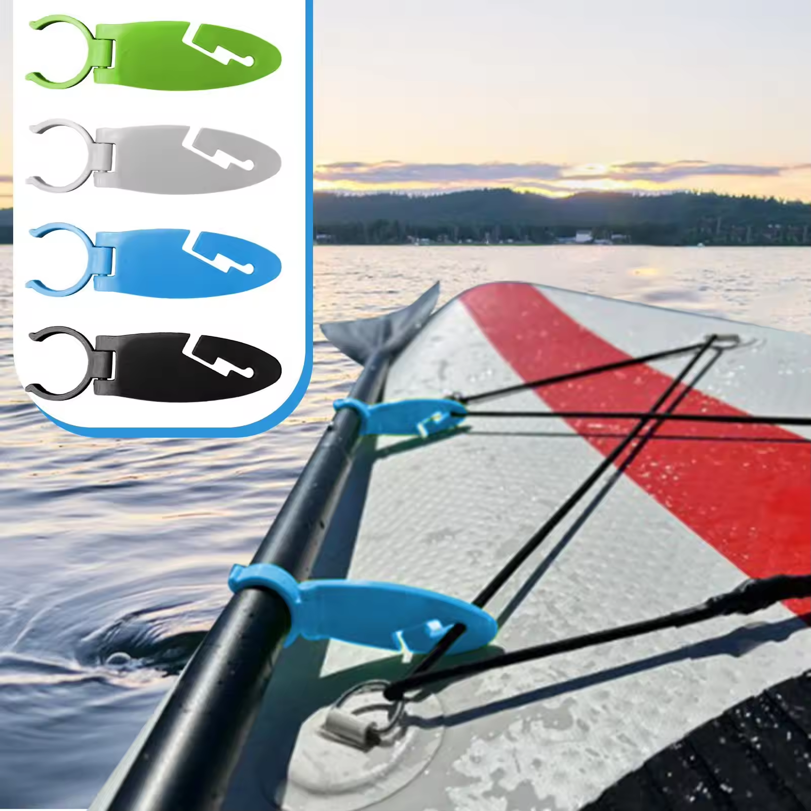 2pcs Stand Up Paddle Board Cli - Fishing Kayak Paddle reseña y precio