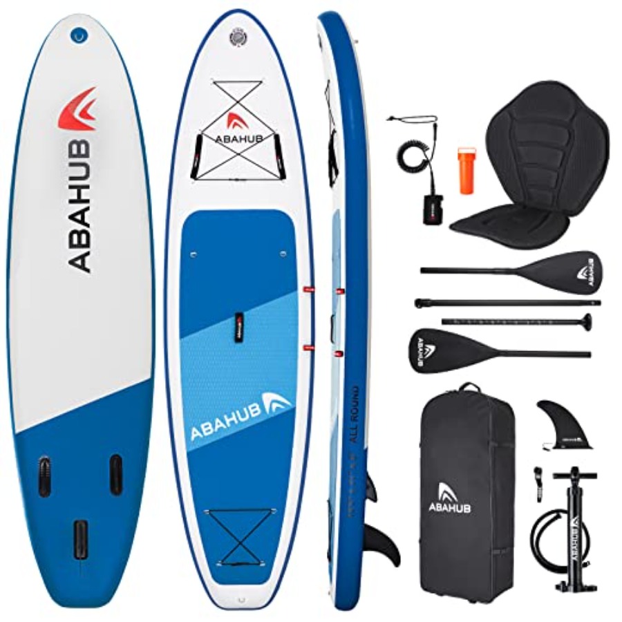Inflatable SUP for yoga, paddl - Fishing Kayak Paddle reseña y precio