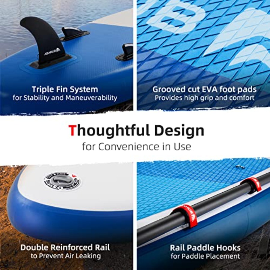 Inflatable SUP for yoga, paddl - Fishing Kayak Paddle reseña y precio