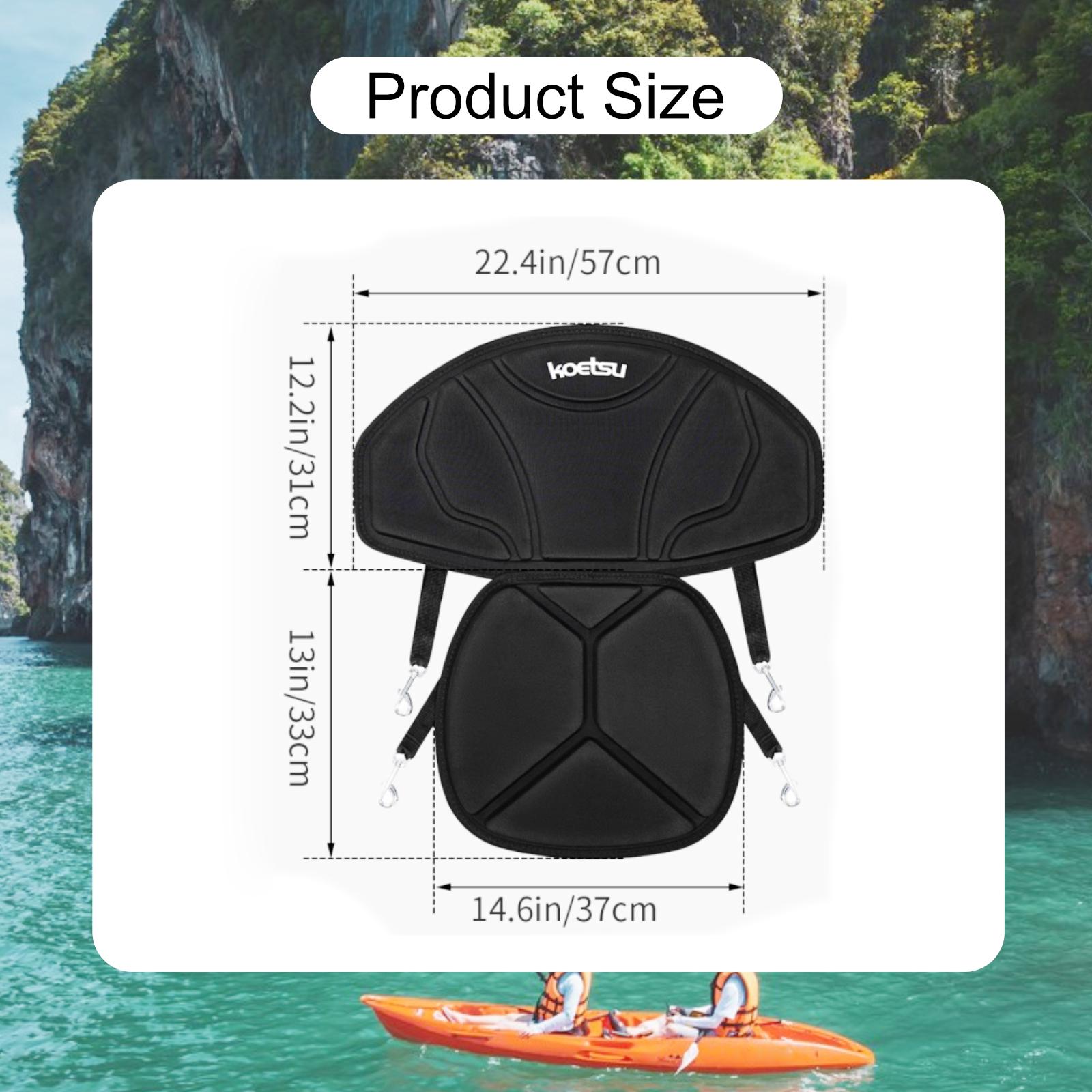 Kayak Seat Cushion Backrest Su - Fishing Kayak Sit In reseña y precio