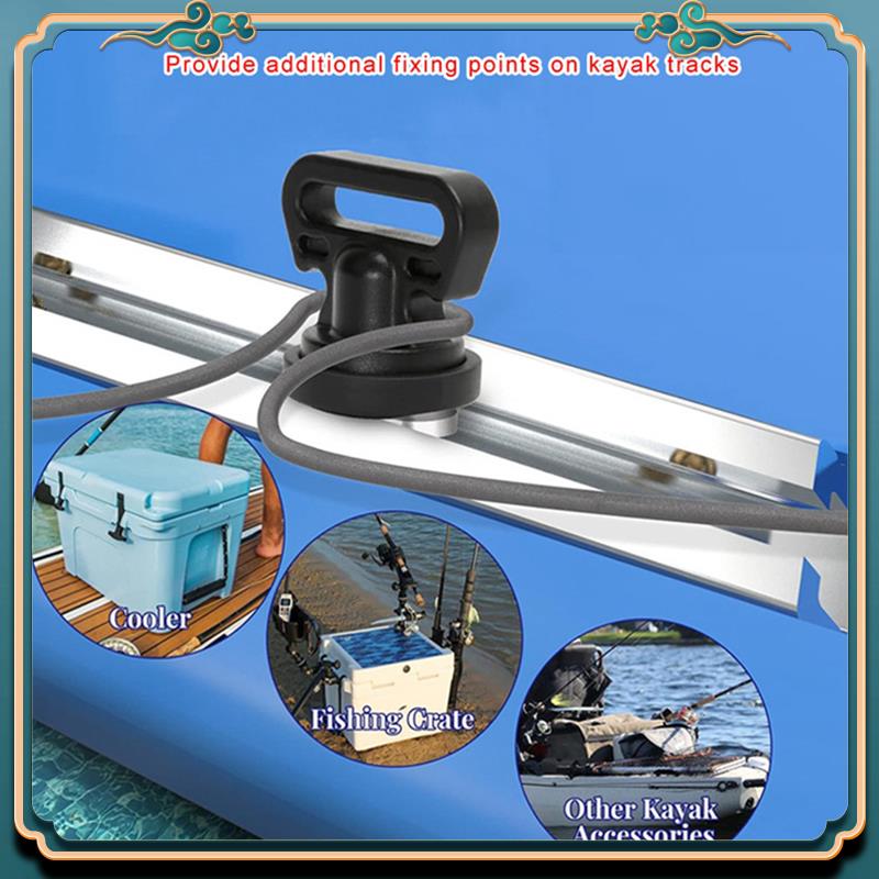 4PCS Marine Track Mount Vertic - Fishing Kayak Crate reseña y precio