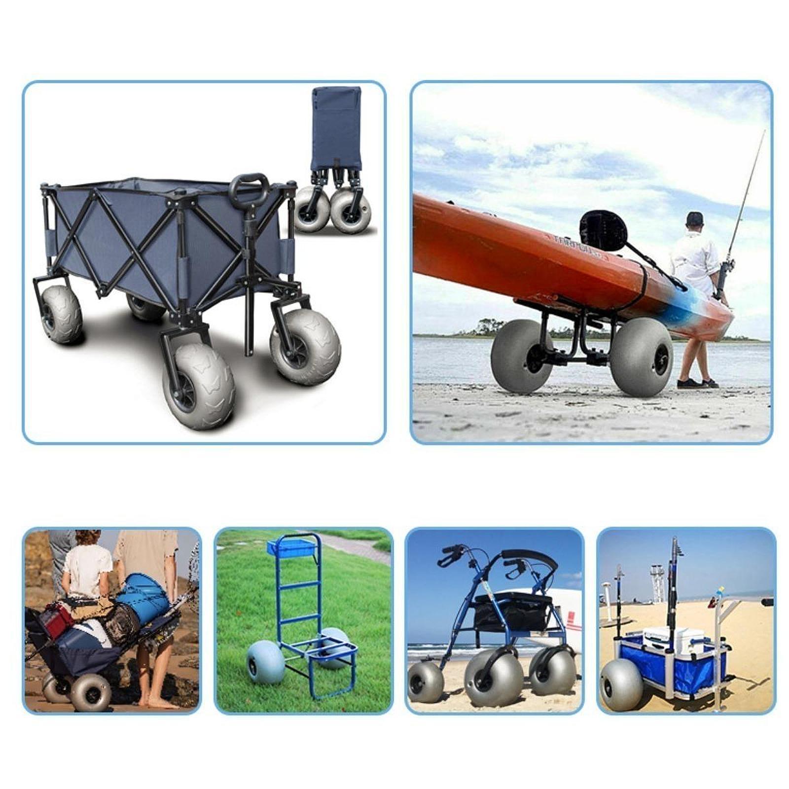 16 Inch Balloon Wheels Replace - Fishing Kayak Cart reseña y precio