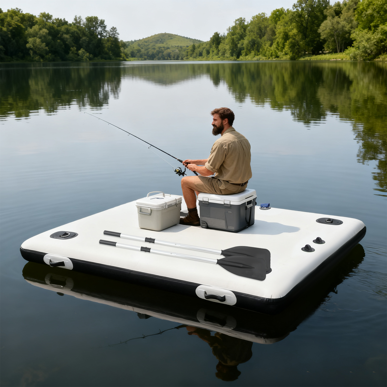 Inflatable Boats, Canoe Trolle - Fishing Kayak Cart reseña y precio