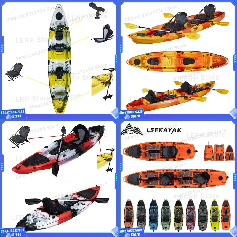 2 Person Plastic Rigid Sit Ton - Fishing Kayak Sit In reseña y precio