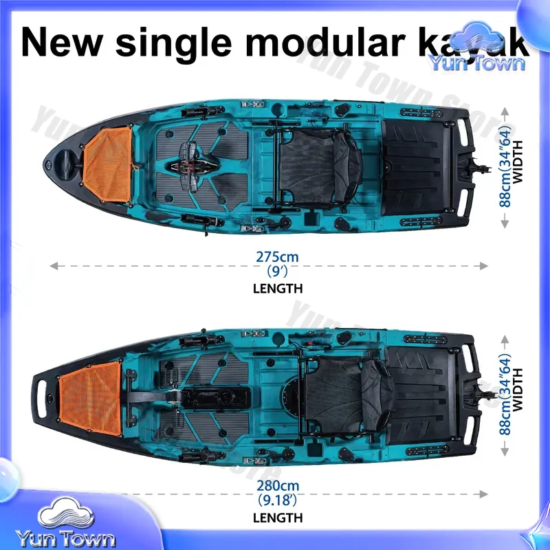 Modular Kayak 9.5ft Sit On Top - Fishing Kayak Pedal Drive reseña y precio