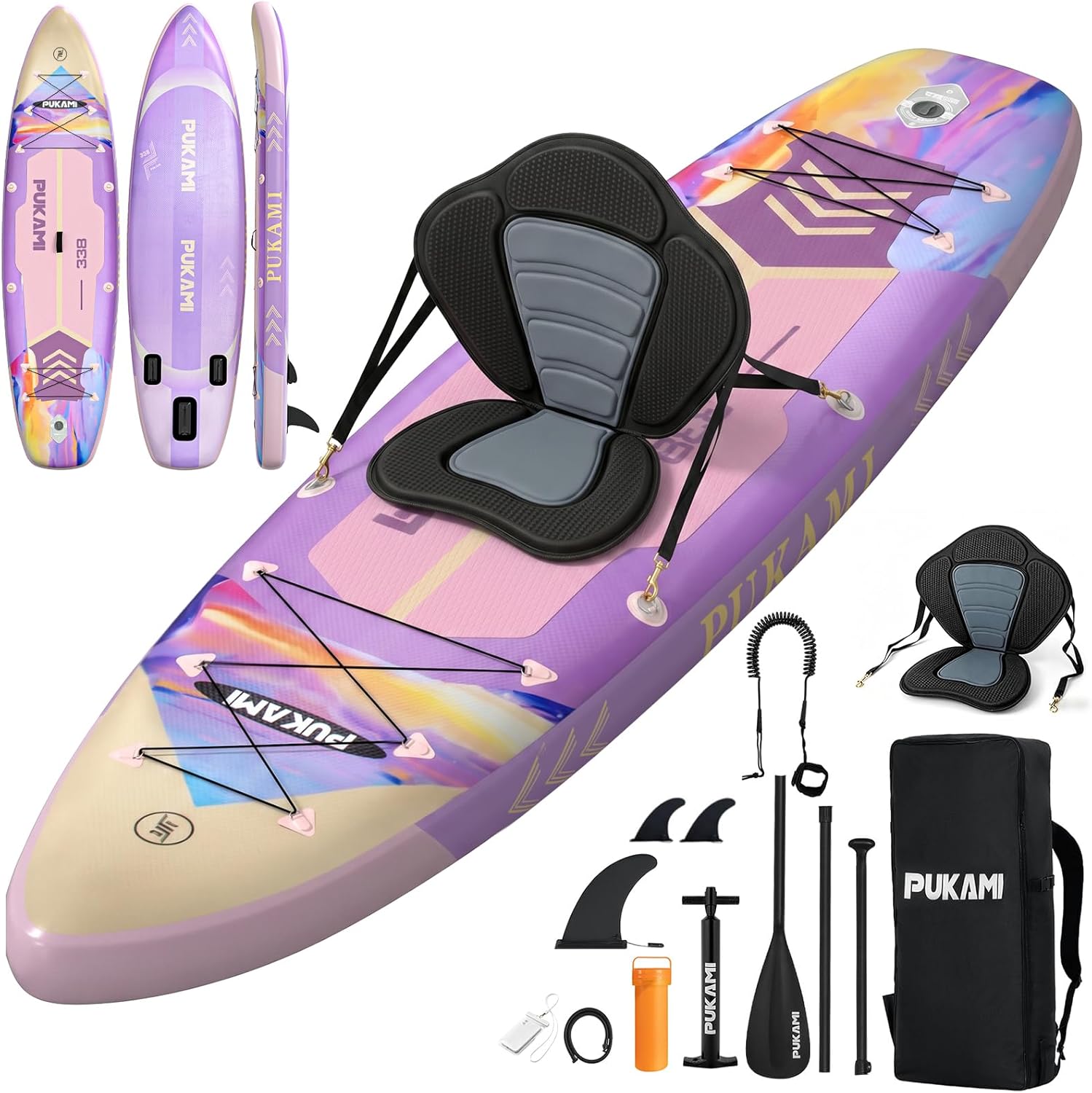 Extra Wide Inflatable Stand Up - Fishing Kayak Paddle reseña y precio