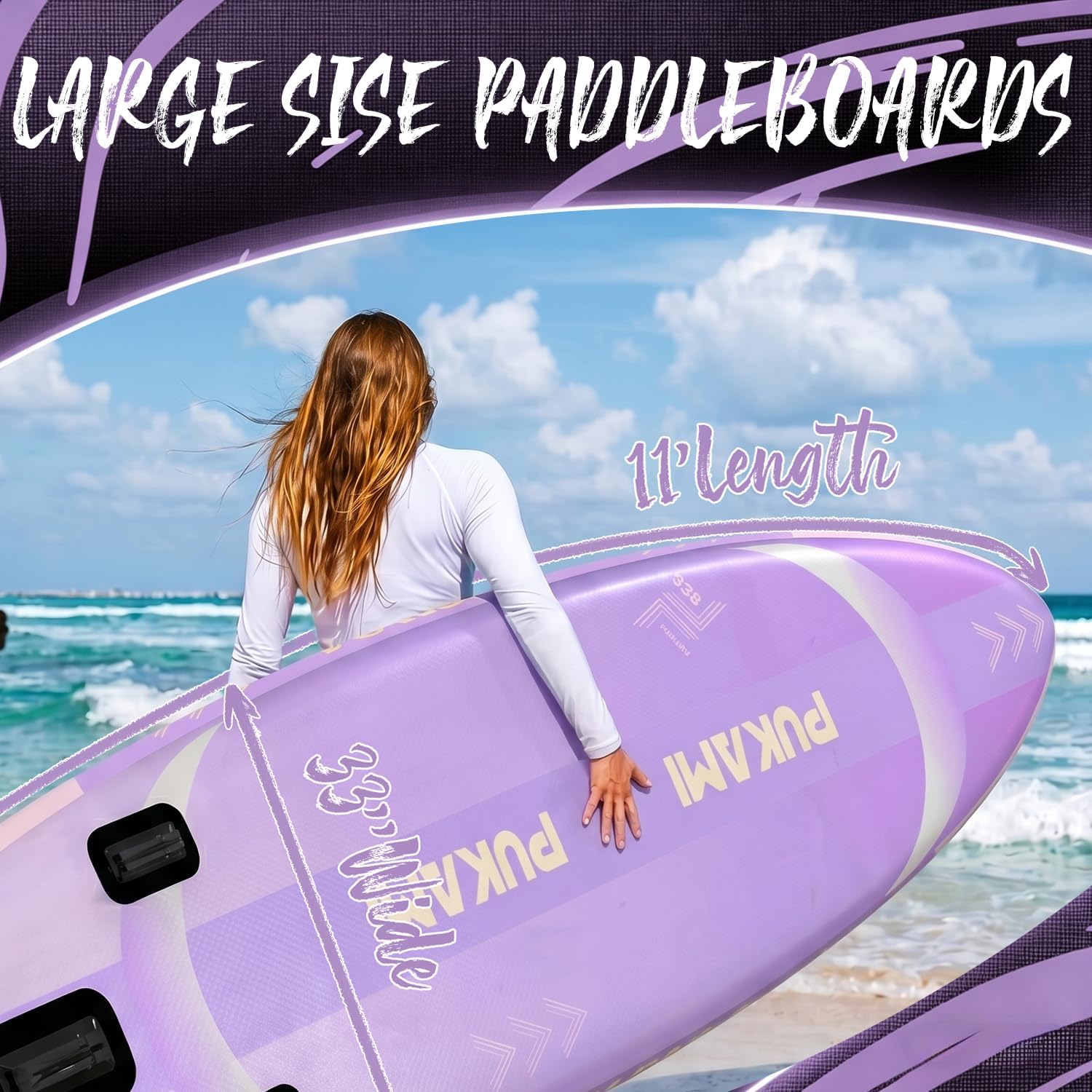 Extra Wide Inflatable Stand Up - Fishing Kayak Paddle reseña y precio