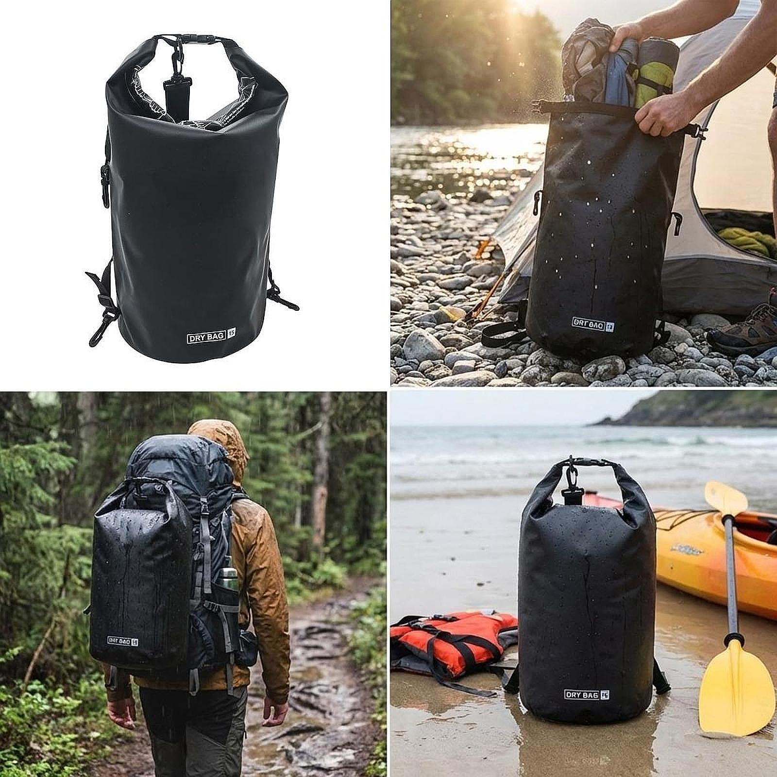 Waterproof Dry Bag Storage Adj - Fishing Kayak Storage Bag reseña y precio